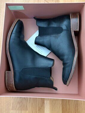 Sezane Low Henry Chelsea Black Books - Size 38
